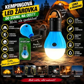 Led kemping žárovka